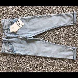 Light blue Zara jeans.